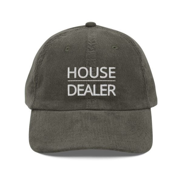 Vintage Corduroy Cap - House Dealer - Realtor Hat