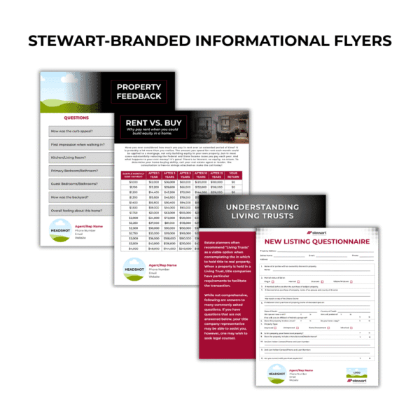 Informational Flyers - Stewart Title