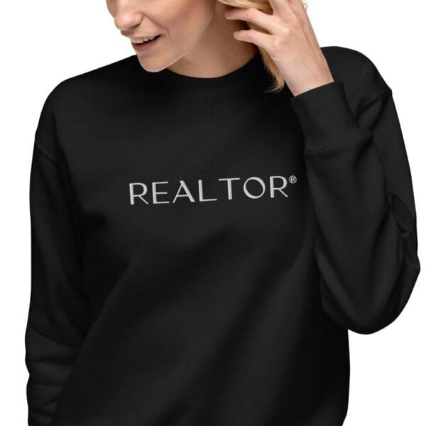 Unisex Embroidered Premium Sweatshirt - REALTOR - Image 7