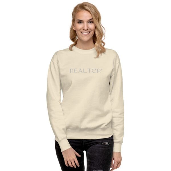 Unisex Embroidered Premium Sweatshirt - REALTOR - Image 11