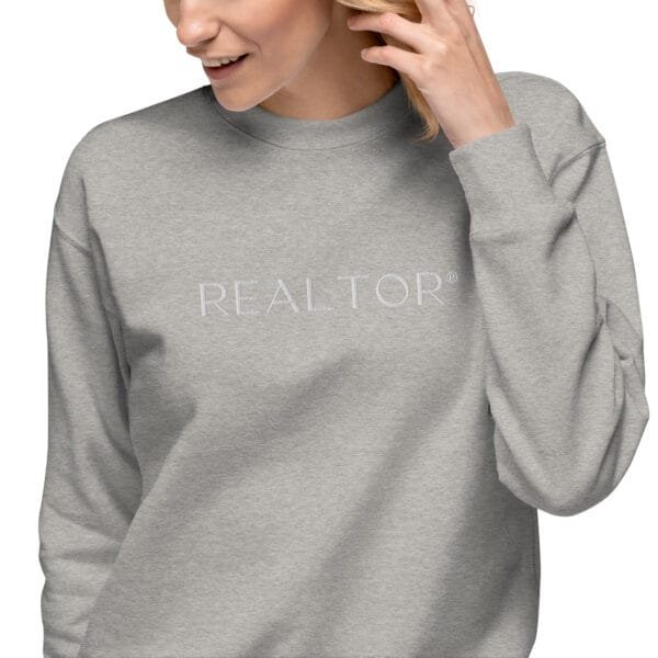 Unisex Embroidered Premium Sweatshirt - REALTOR - Image 10