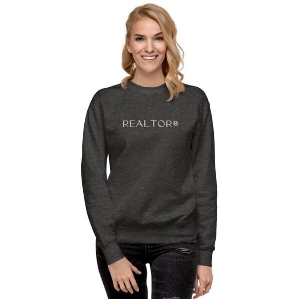 Unisex Embroidered Premium Sweatshirt - REALTOR - Image 2