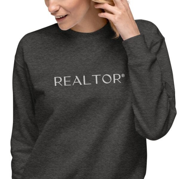 Unisex Embroidered Premium Sweatshirt - REALTOR - Image 5