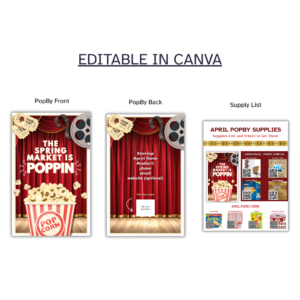 April PopBy Kit — Editable in Canva