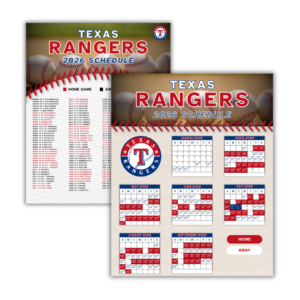 MLB Schedule Flyer